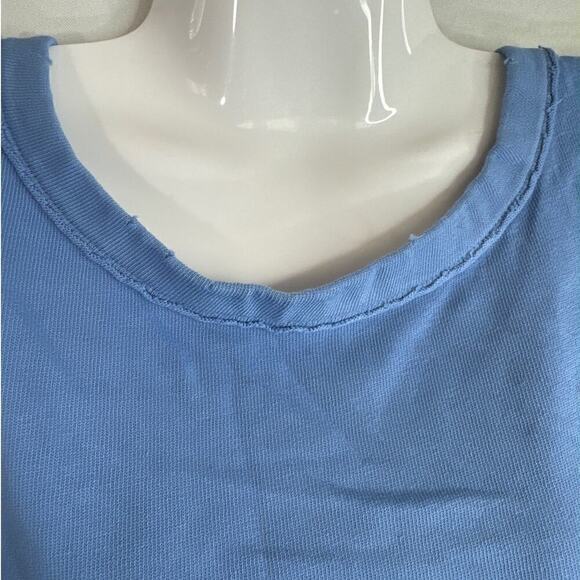 AERIE Women's Thrashed Blue Sweatshirt Medium NWT - Picture 3 of 9